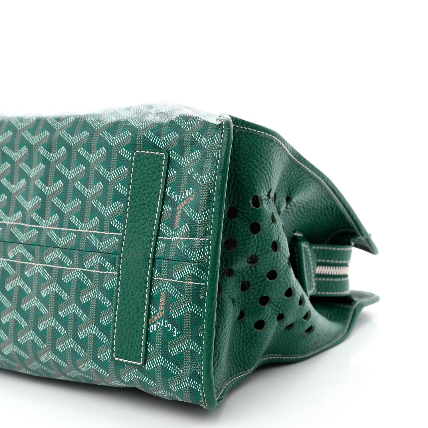 Goyard Goyardine Sac Hardy Pet Carrier PM Green 11 of 12
