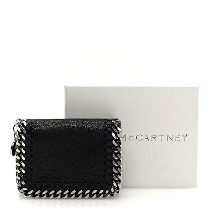Stella McCartney Shaggy Deer Small Falabella Flap Wallet Black 7 of 7