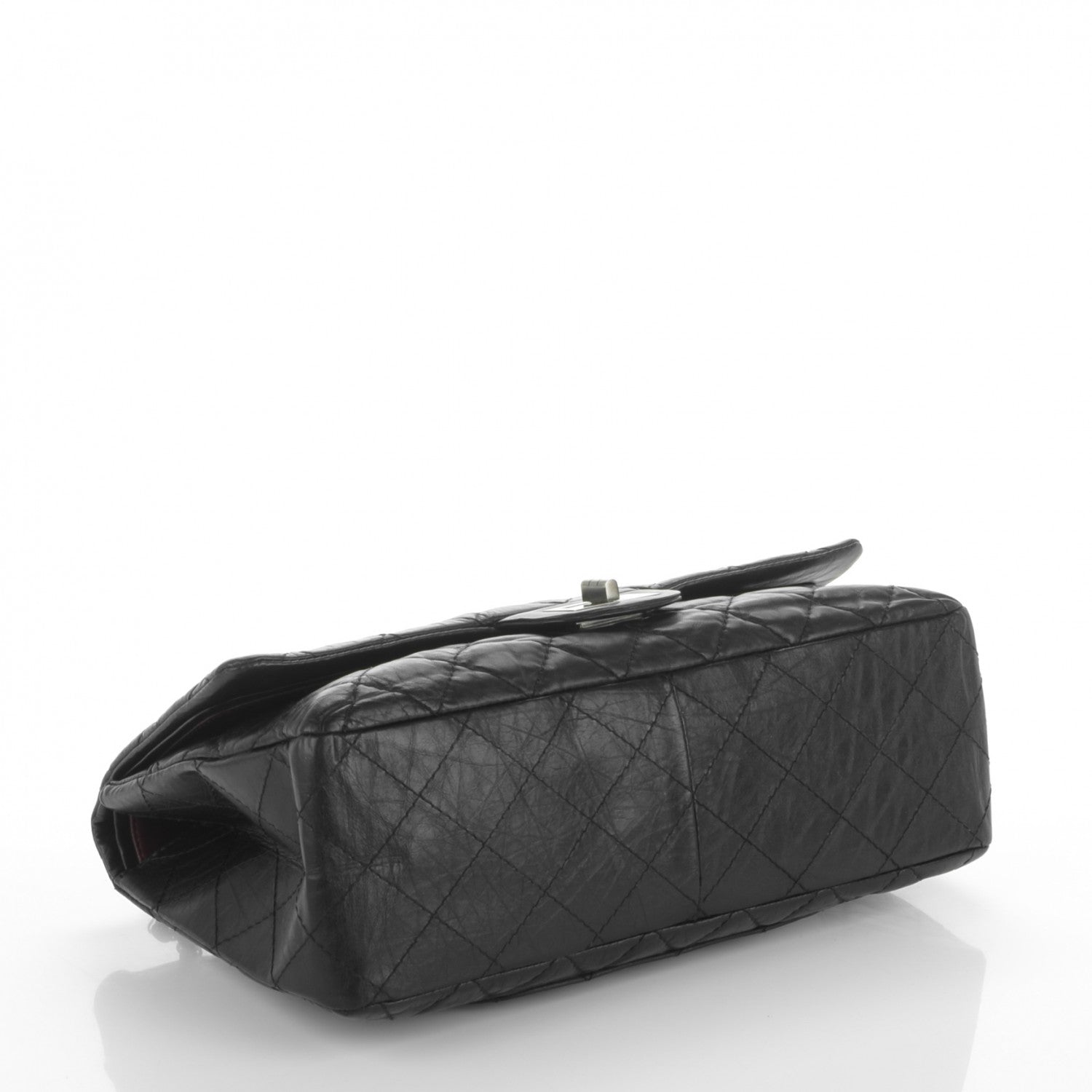 Chanel Aged Calfskin Quilted 2.55 Reissue 227 Flap Black 4 of 7
