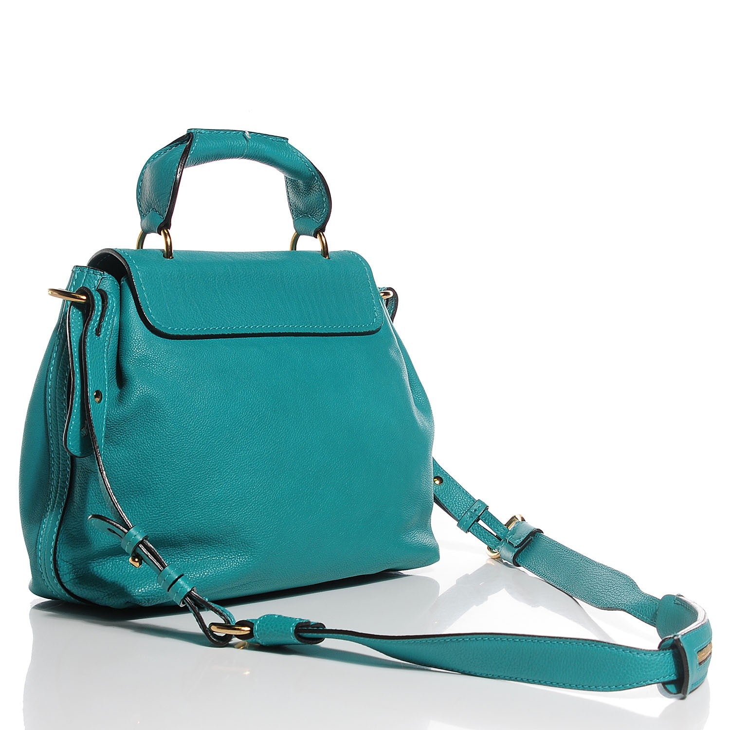 Chloe Calfskin Small Elsie Satchel Emerald 3 of 10