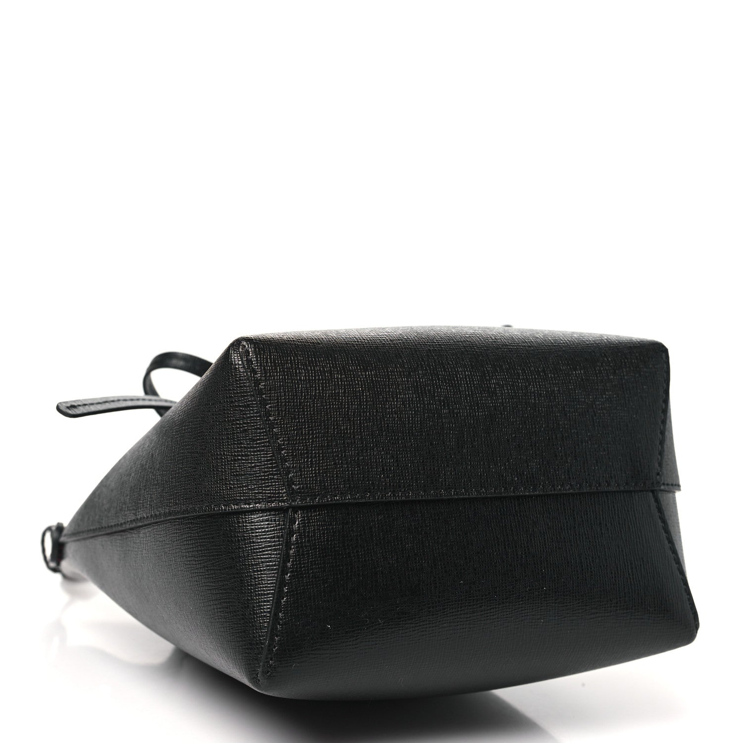 Mansur Gavriel Calfskin Mini Bucket Bag Black Flamma 4 of 10