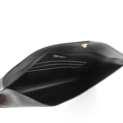 Prada Vitello Move Envelope Wallet Black 6 of 7