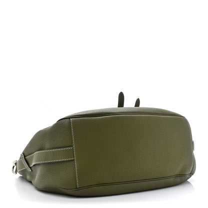 Christian Dior Grained Calfskin Mini Soft Saddle Bag Olive 4 of 14