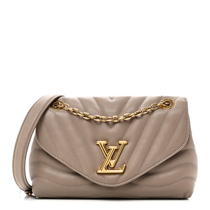 Louis Vuitton Calfskin LV New Wave Chain Bag Taupe 1 of 10