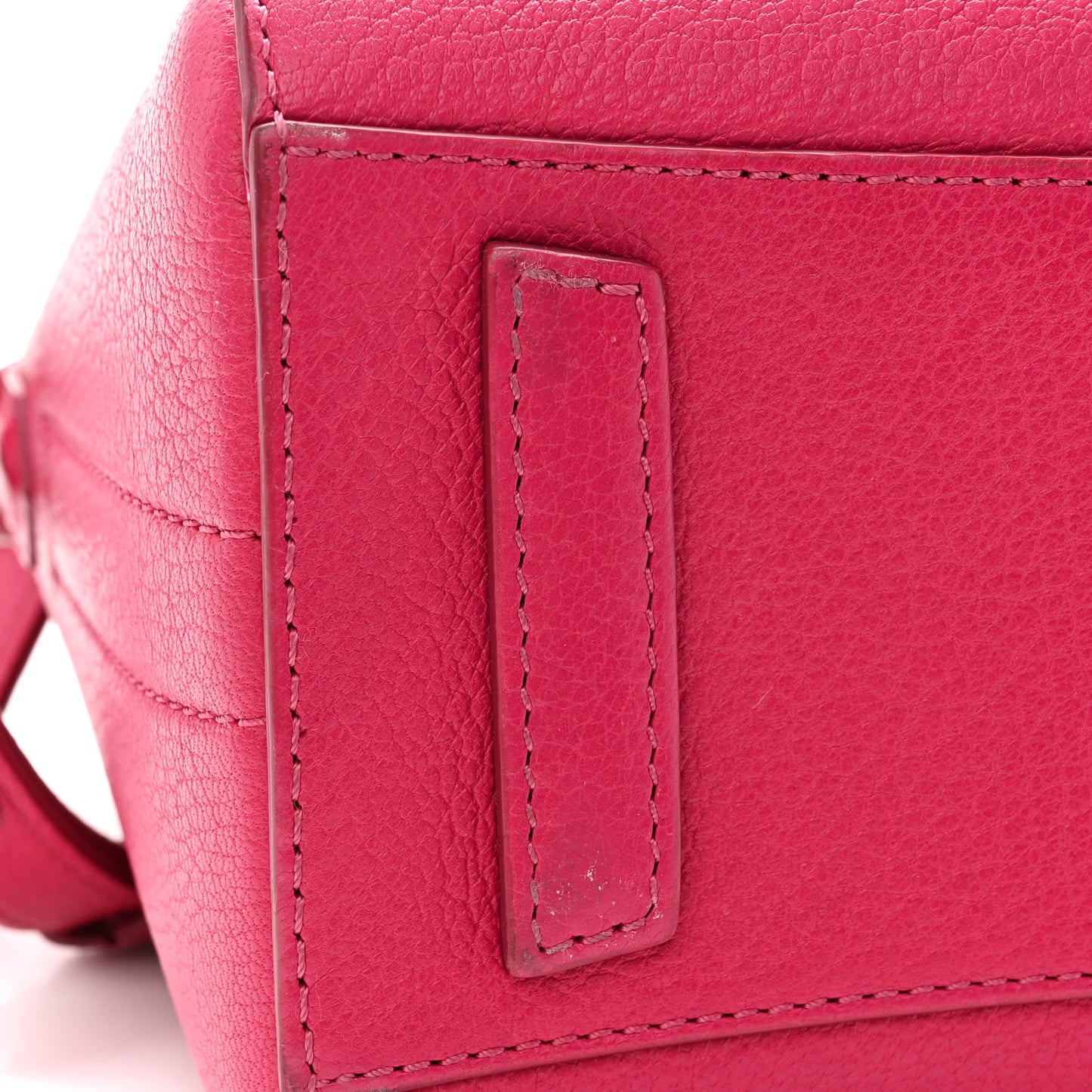 Sugar Goatskin Mini Antigona Fushia
