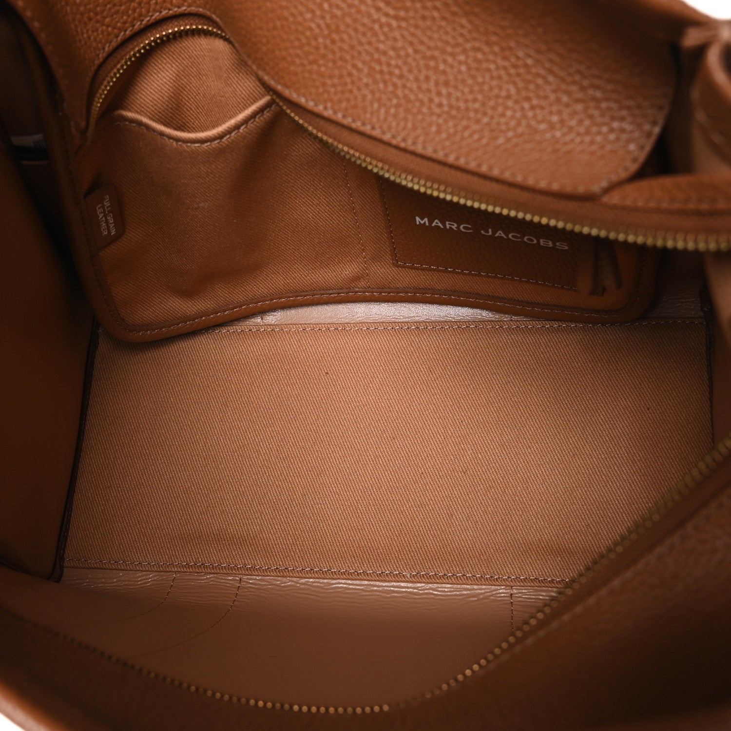 Marc Jacobs Grained Calfskin Medium The Tote Bag Argan Oil 5 of 10