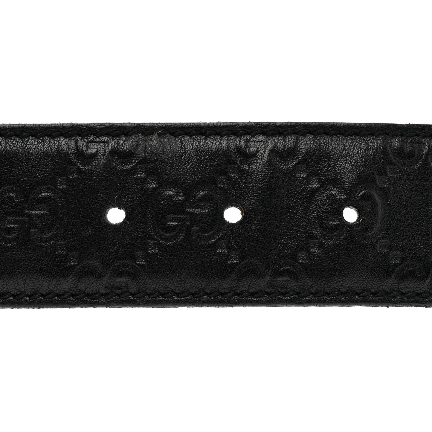 Guccissima Interlocking G 40mm Belt 85 34 Black