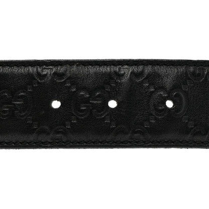 Gucci Guccissima Interlocking G 40mm Belt 85 34 Black 4 of 8