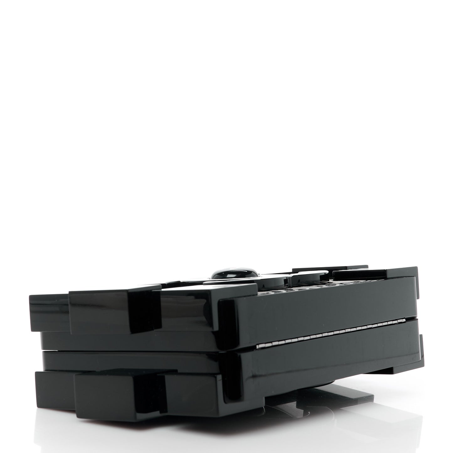 Plexiglass Barcode Boy Brick Lego Clutch Black