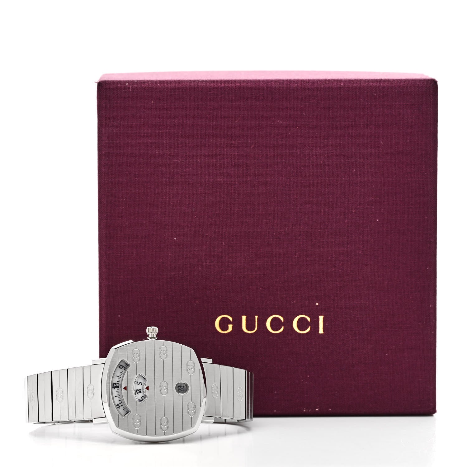 Gucci Stainless Steel 35mm Grip Quartz Watch 5 of 5
