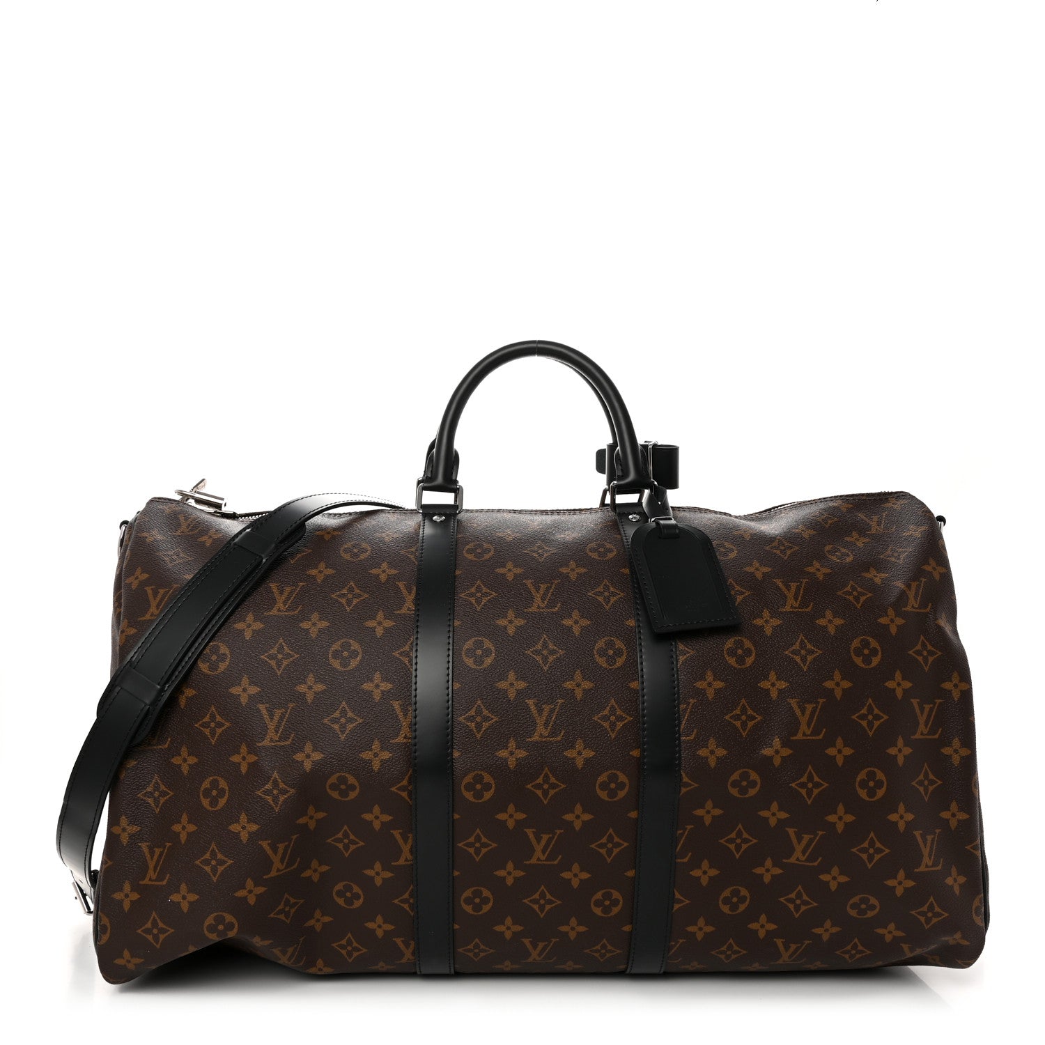 Louis Vuitton Monogram Macassar Keepall Bandouliere 55 1 of 9