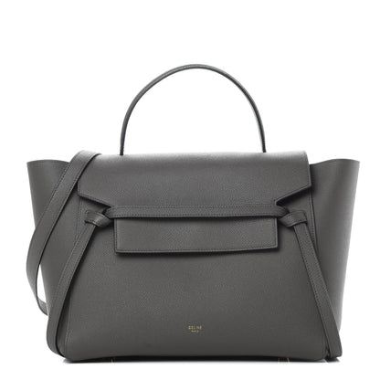 Celine Grained Calfskin Mini Belt Bag Grey 1 of 11