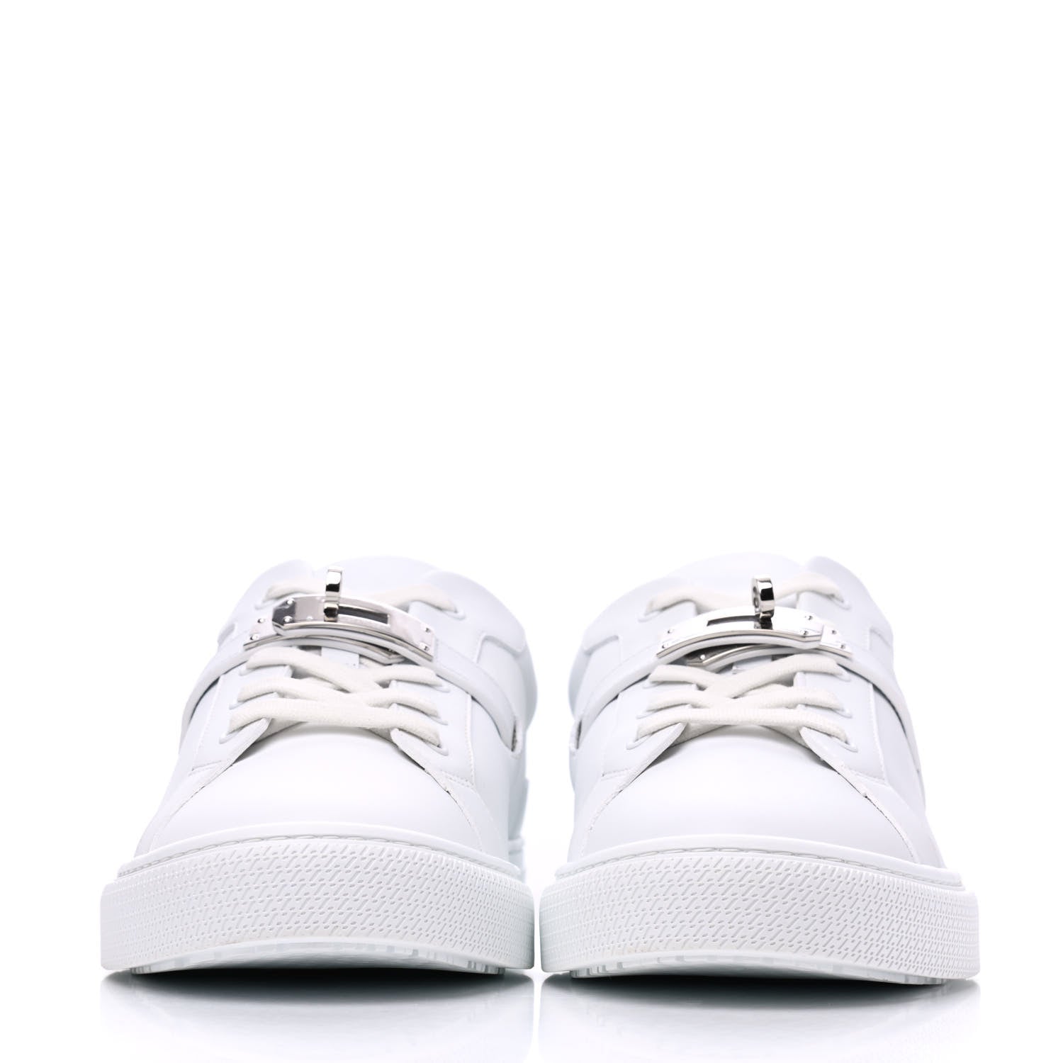 Hermes Calfskin Mens Day Sneakers 44 White 4 of 12