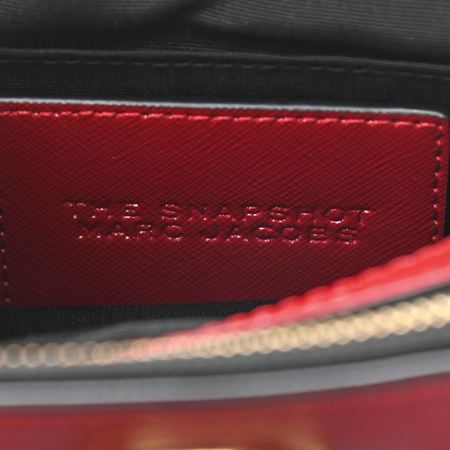 Saffiano Small Snapshot Camera Bag Red Multicolor