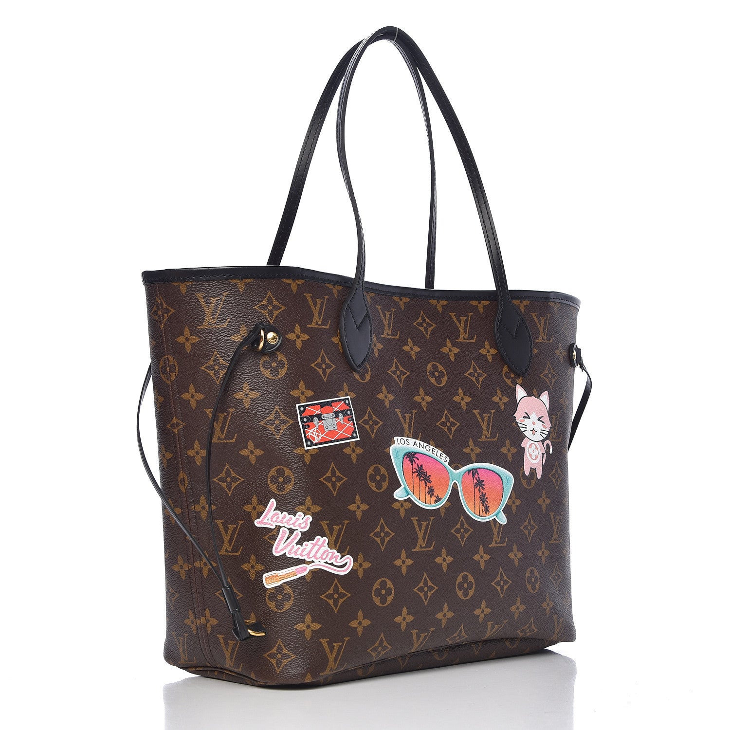 Louis Vuitton Monogram My LV World Tour Neverfull MM 3 of 11