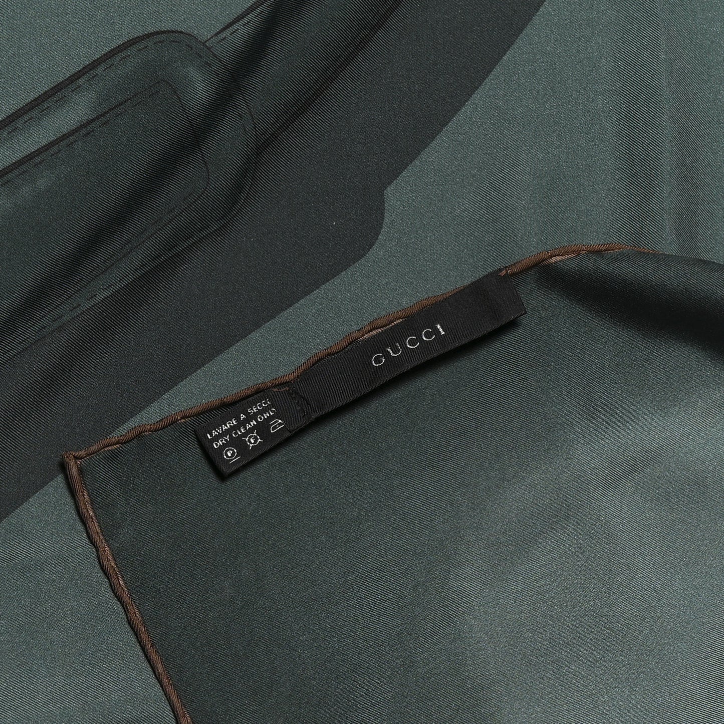 Silk Monogram Horsebit Square Scarf