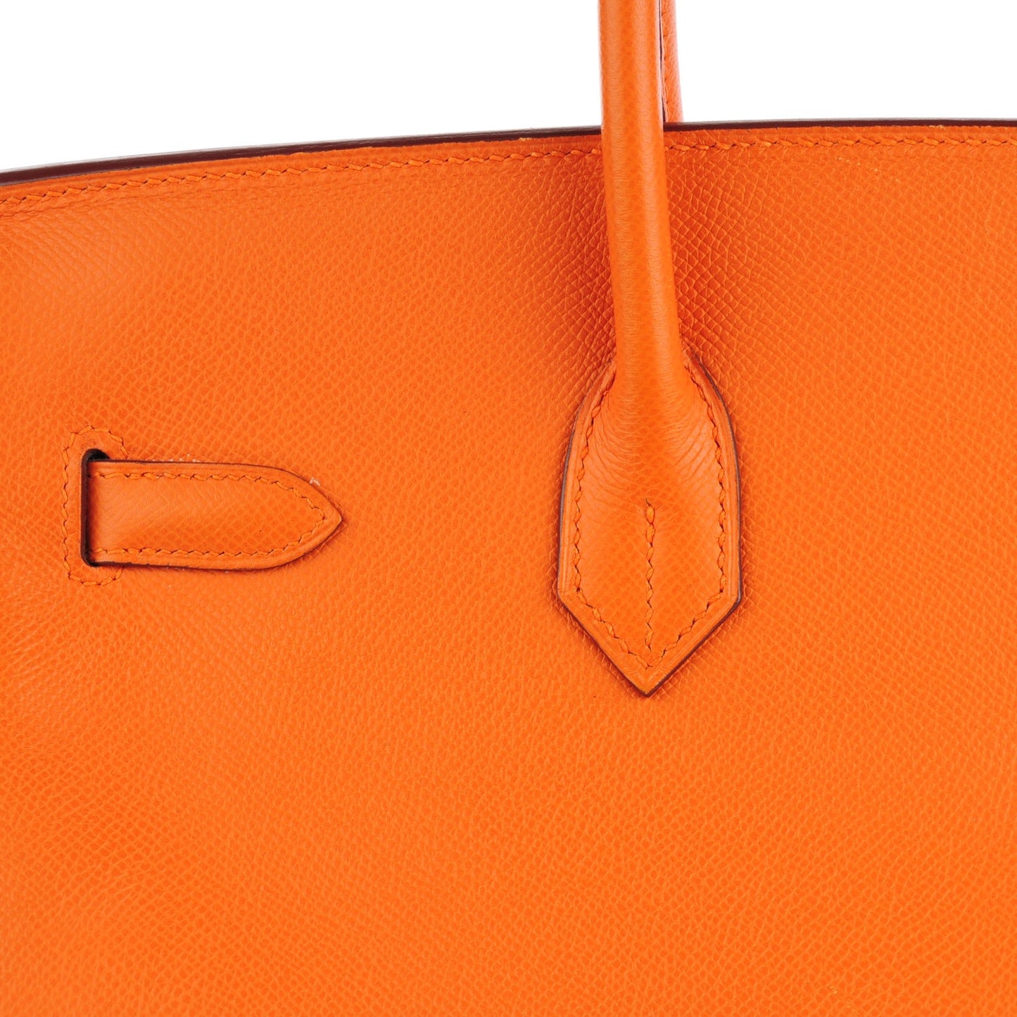 Epsom Birkin 35 Orange
