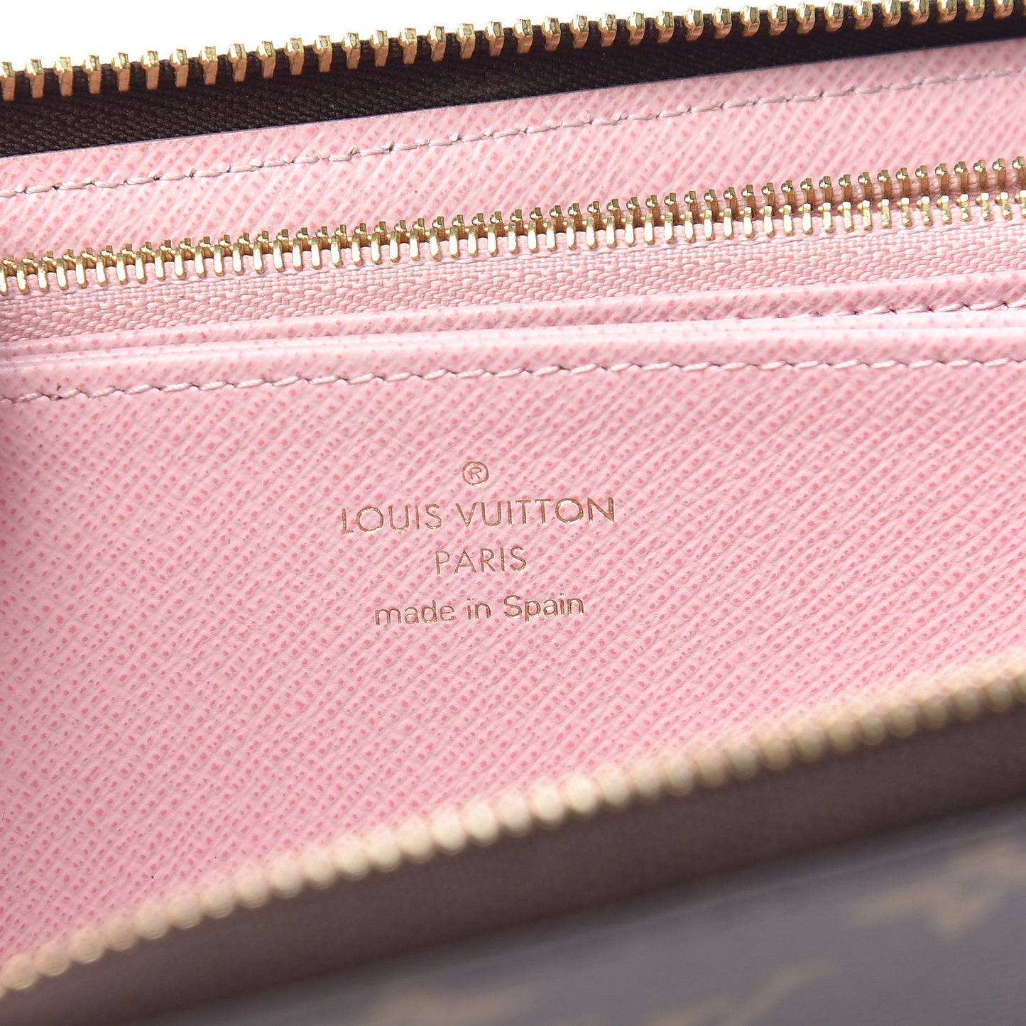 Monogram Zippy Wallet Rose Ballerine