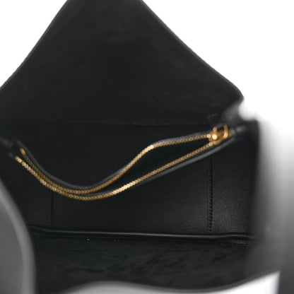 Saint Laurent Smooth Calfskin Small Le 5 A 7 Soft Hobo Black 6 of 10
