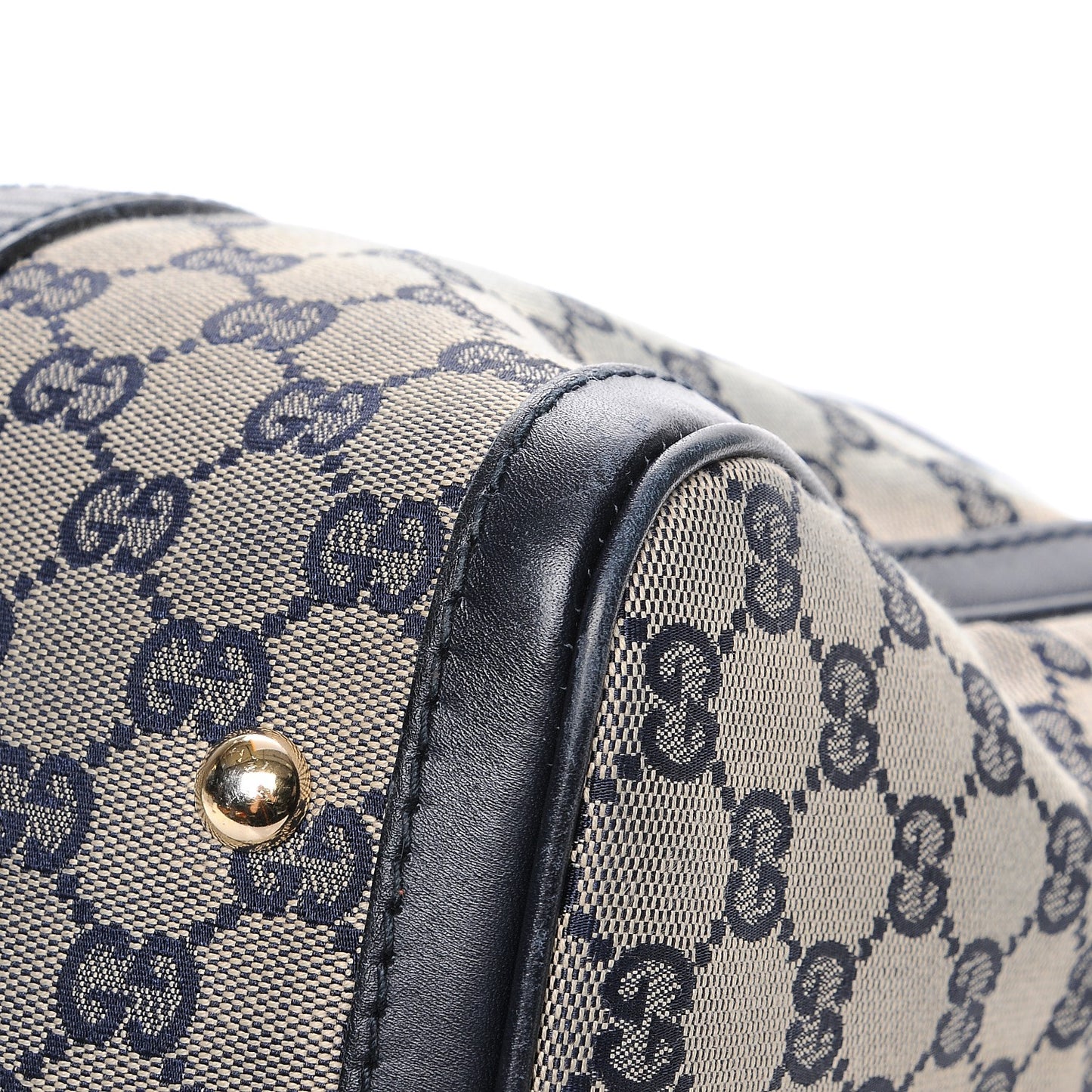 Monogram Vintage Web Medium Boston Navy Navy