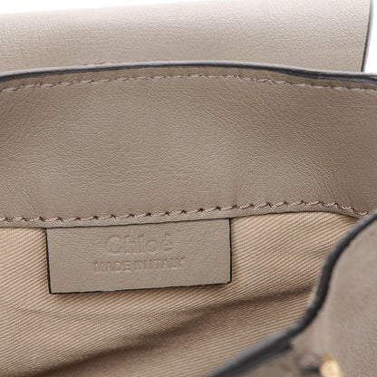 Chloe Suede Calfskin Mini Faye Backpack Motty Grey 7 of 8