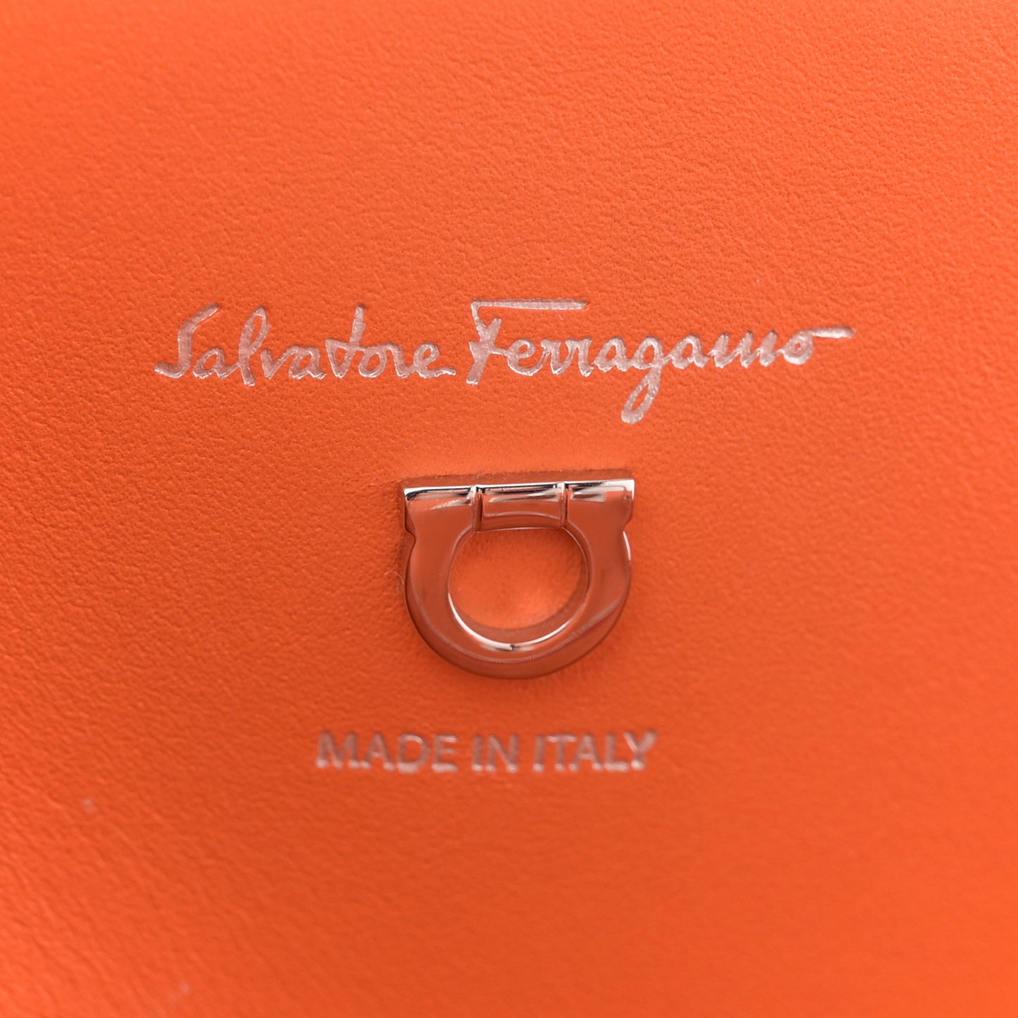 Calfskin Medium Studio Bag Orange