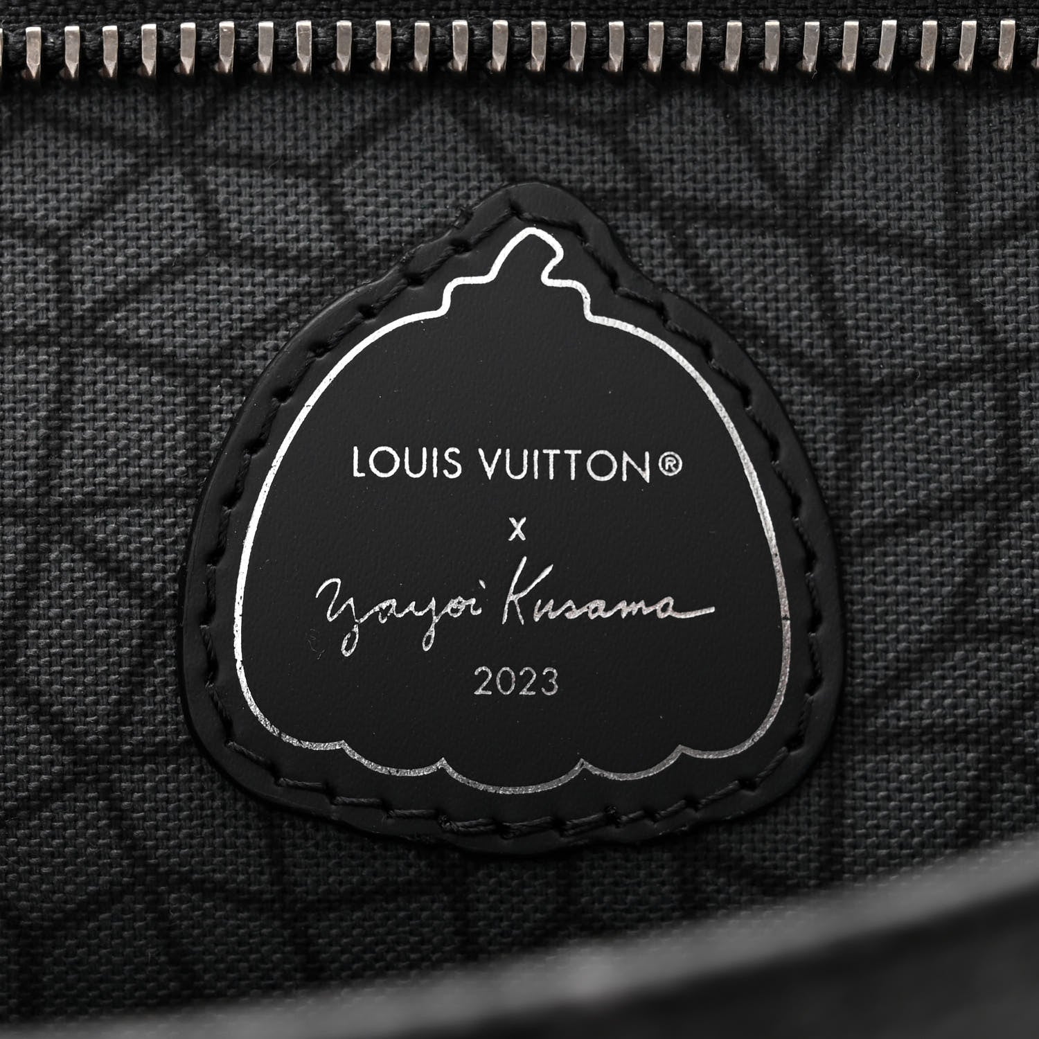 Louis Vuitton LV X YK Monogram Eclipse Reverse Pumpkin Gaston Wearable Wallet 6 of 9
