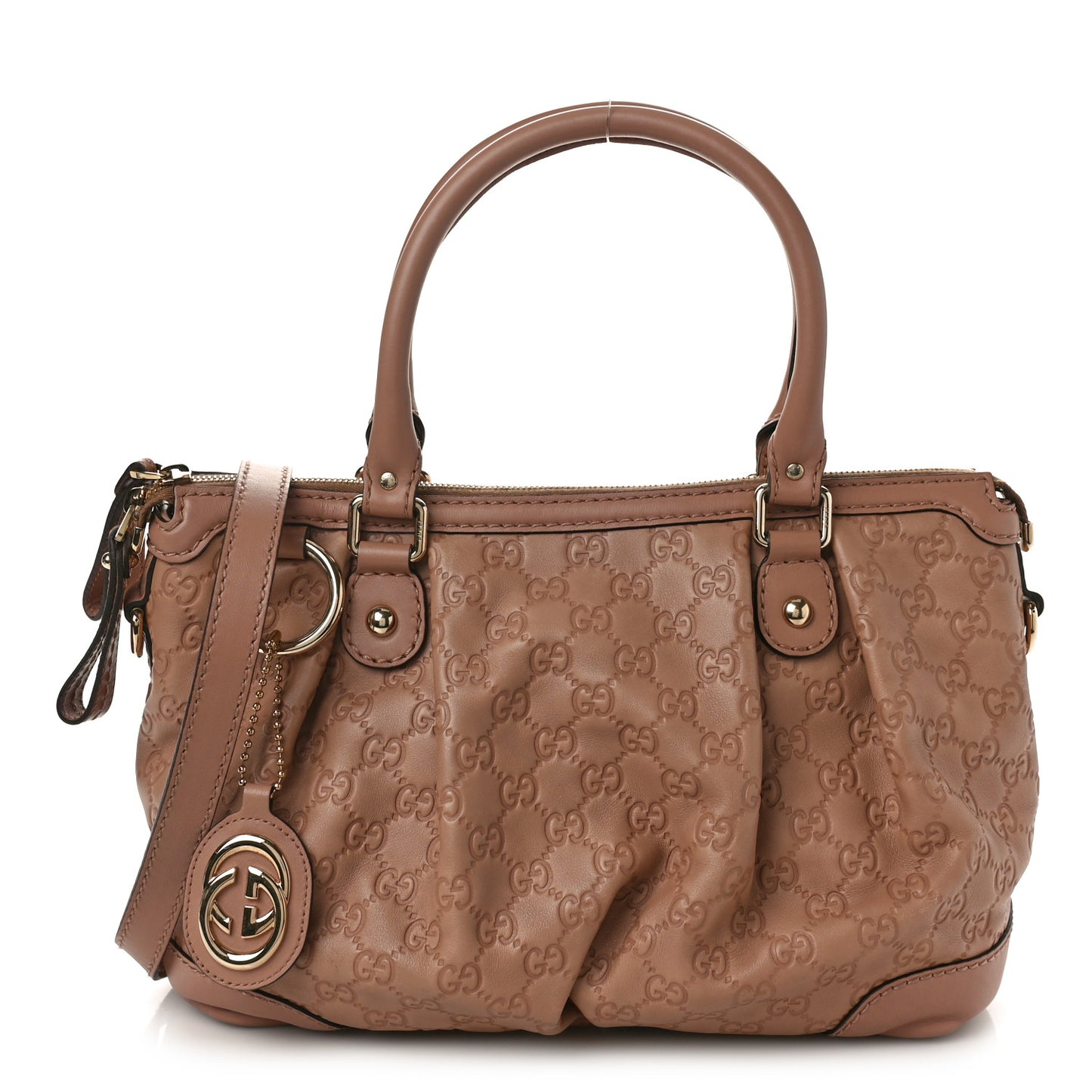 Guccissima Medium Sukey Top Handle Bag Dusty Rose