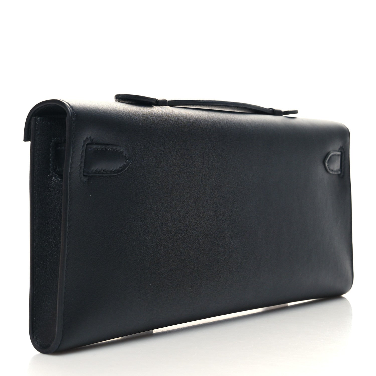 Hermes Swift Kelly Cut Clutch Pochette Black 3 of 10