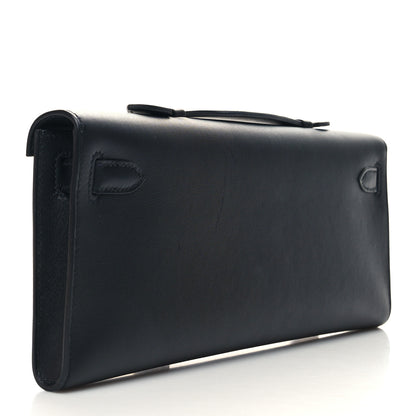 Hermes Swift Kelly Cut Clutch Pochette Black 3 of 10