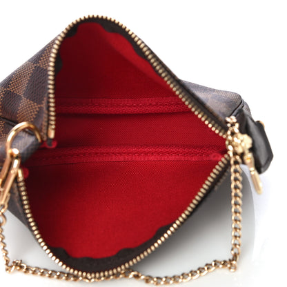 Louis Vuitton Damier Ebene Mini Pochette Accessories 5 of 11