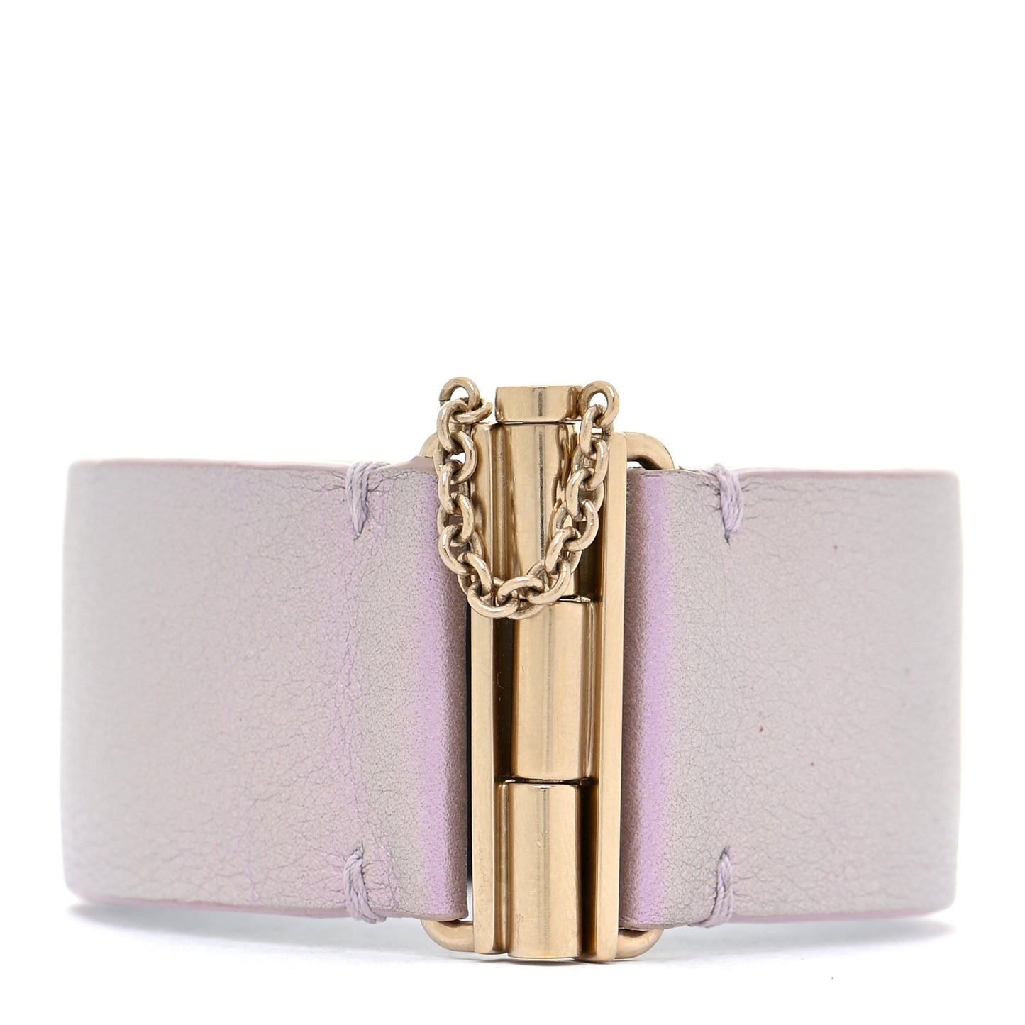 Calfskin CC Wide Cuff M Lilac