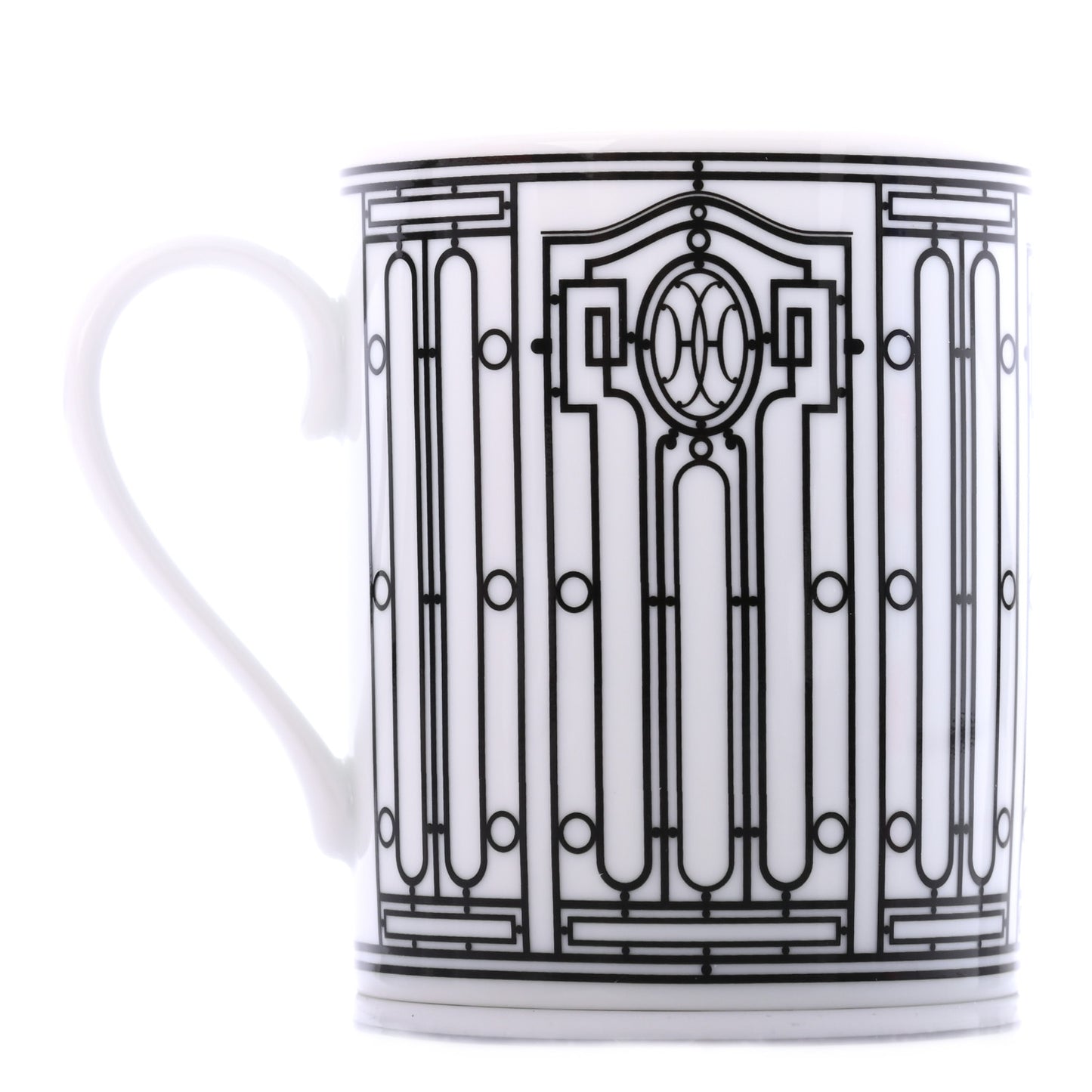 Porcelain H Deco Mug