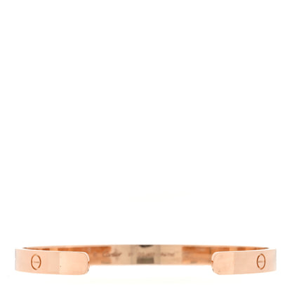 Cartier 18K Pink Gold LOVE Cuff Bracelet 21 2 of 4