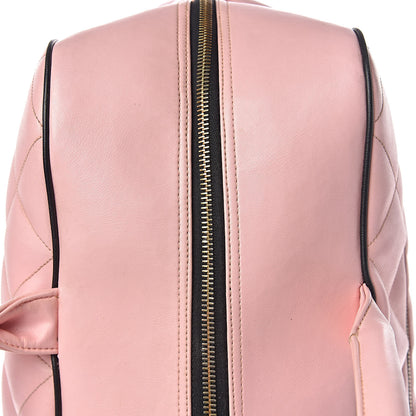 Chanel Calfskin Quilted Large Bowler Pink 30 of 34
