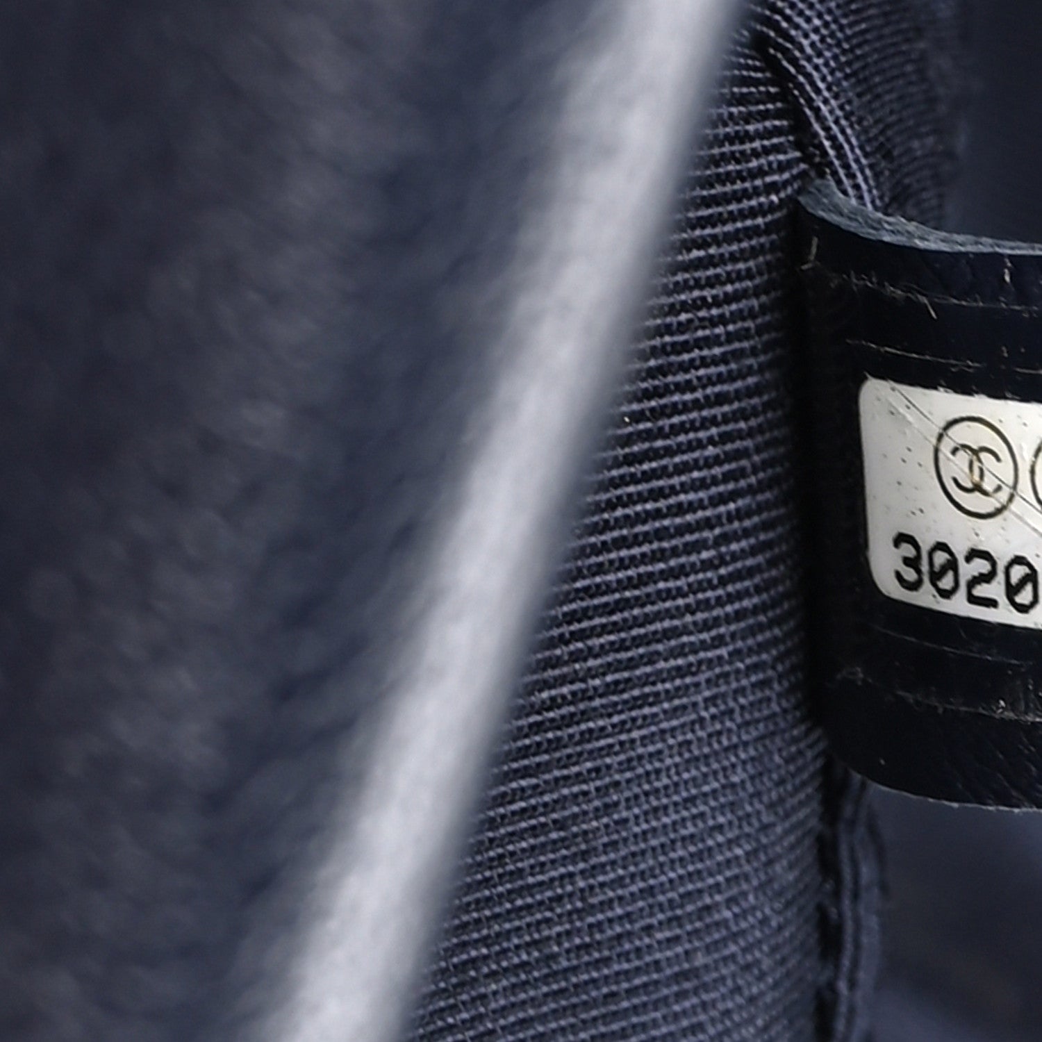 Chanel Goatskin Quilted Medium Chanel 19 Flap Navy Blue 7 of 9