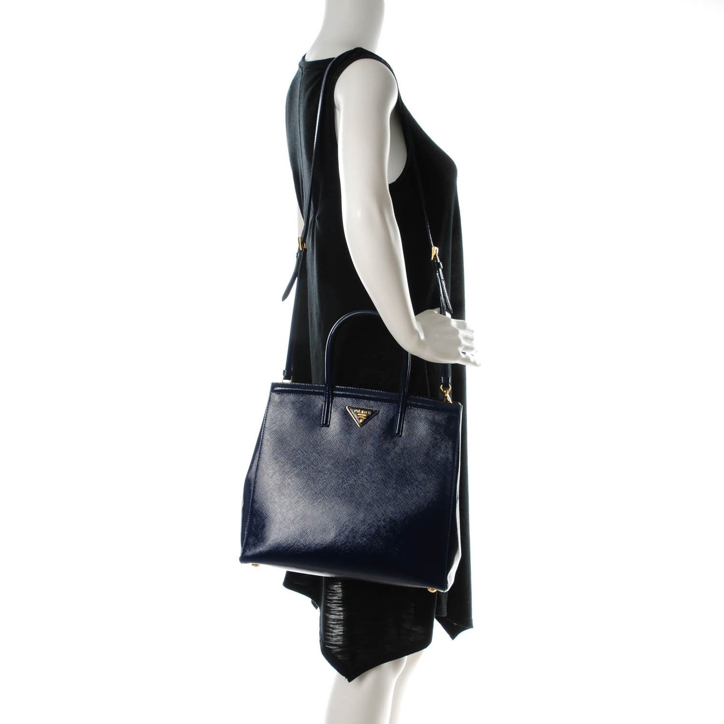 Saffiano Vernice Parabole Tote Royal