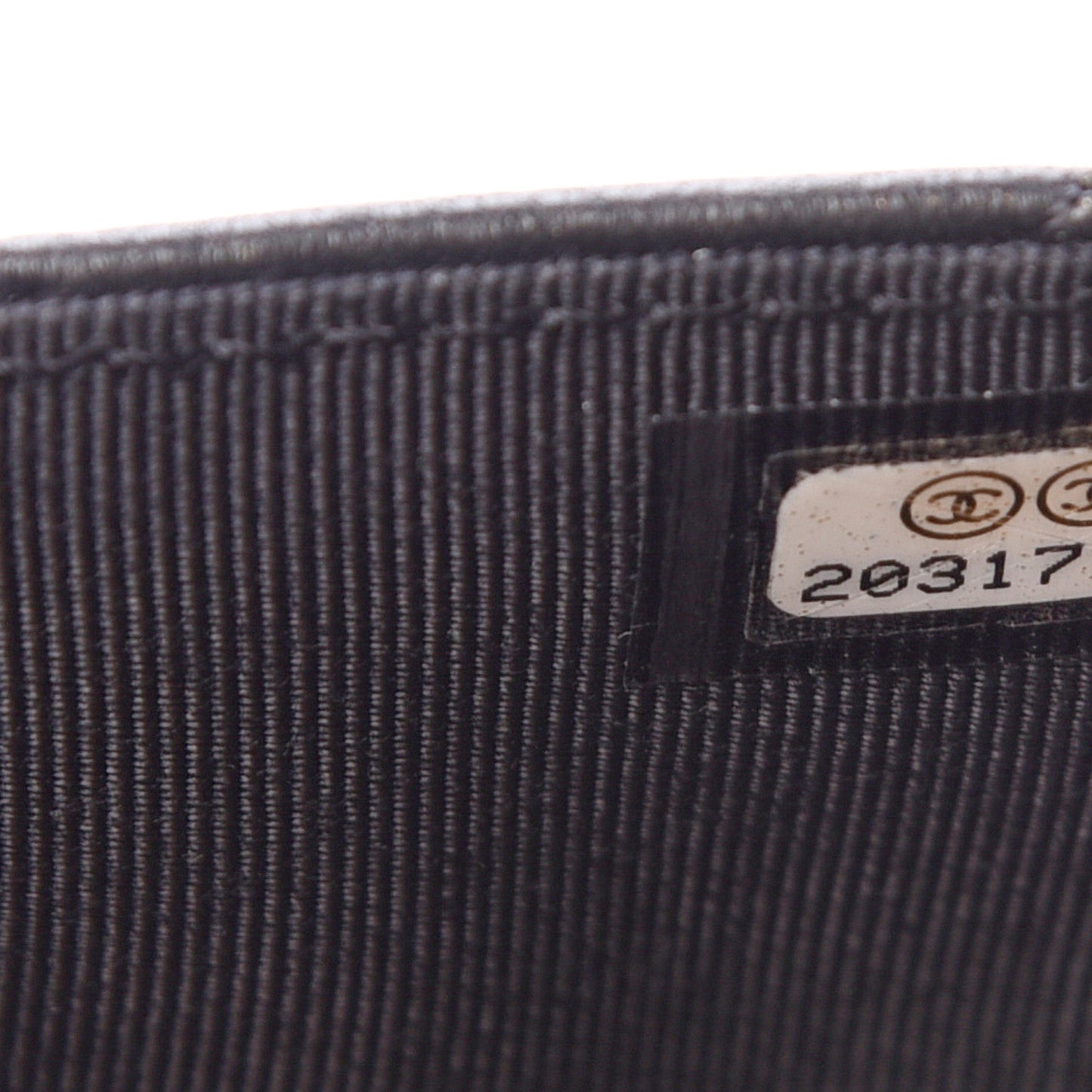 Lambskin Quilted Wallet On Chain WOC Black