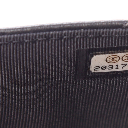 Chanel Lambskin Quilted Wallet On Chain WOC Black 7 of 14