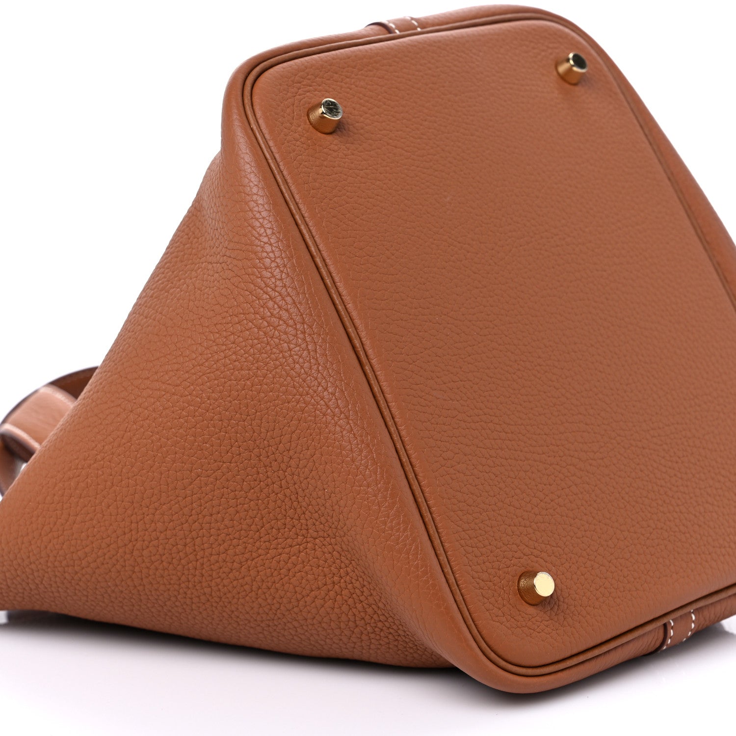 Hermes Taurillon Clemence Picotin Lock 22 MM Gold 7 of 9