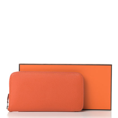 Hermes Chevre Mysore Azap Wallet Feu 9 of 9