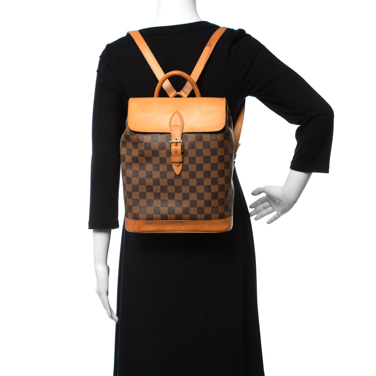 Damier Ebene Soho Centenaire Backpack