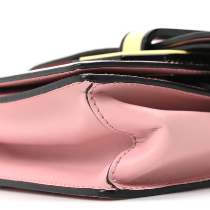 Prada City Calf Plex Ribbon Bag Pesco Giallo 8 of 9