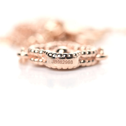 Van Cleef & Arpels 18K Rose Gold 16 Motifs Sweet Alhambra Necklace 5 of 6