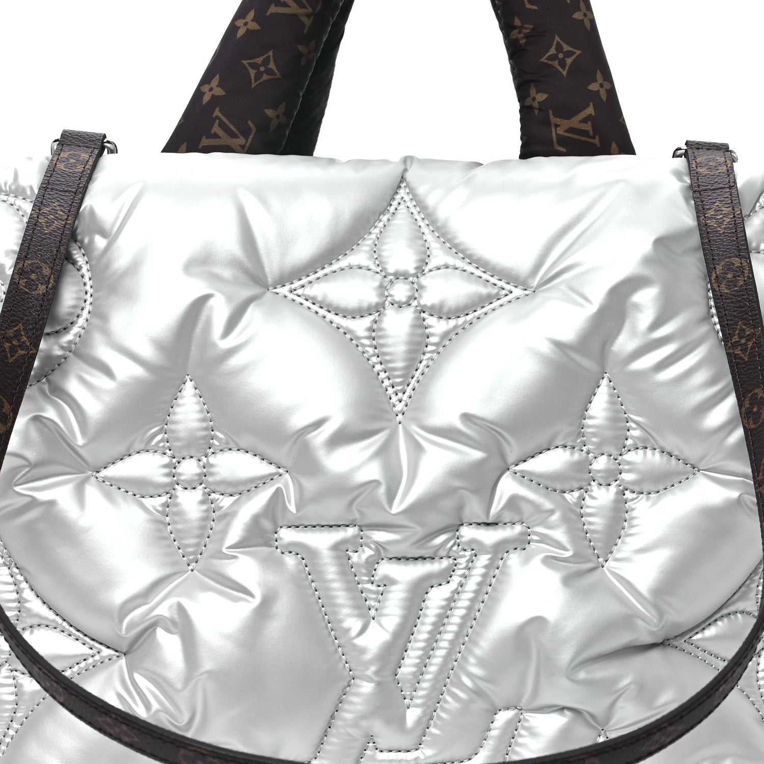 Louis Vuitton Econyl Monogram Pillow Giant Onthego GM Silver 7 of 10