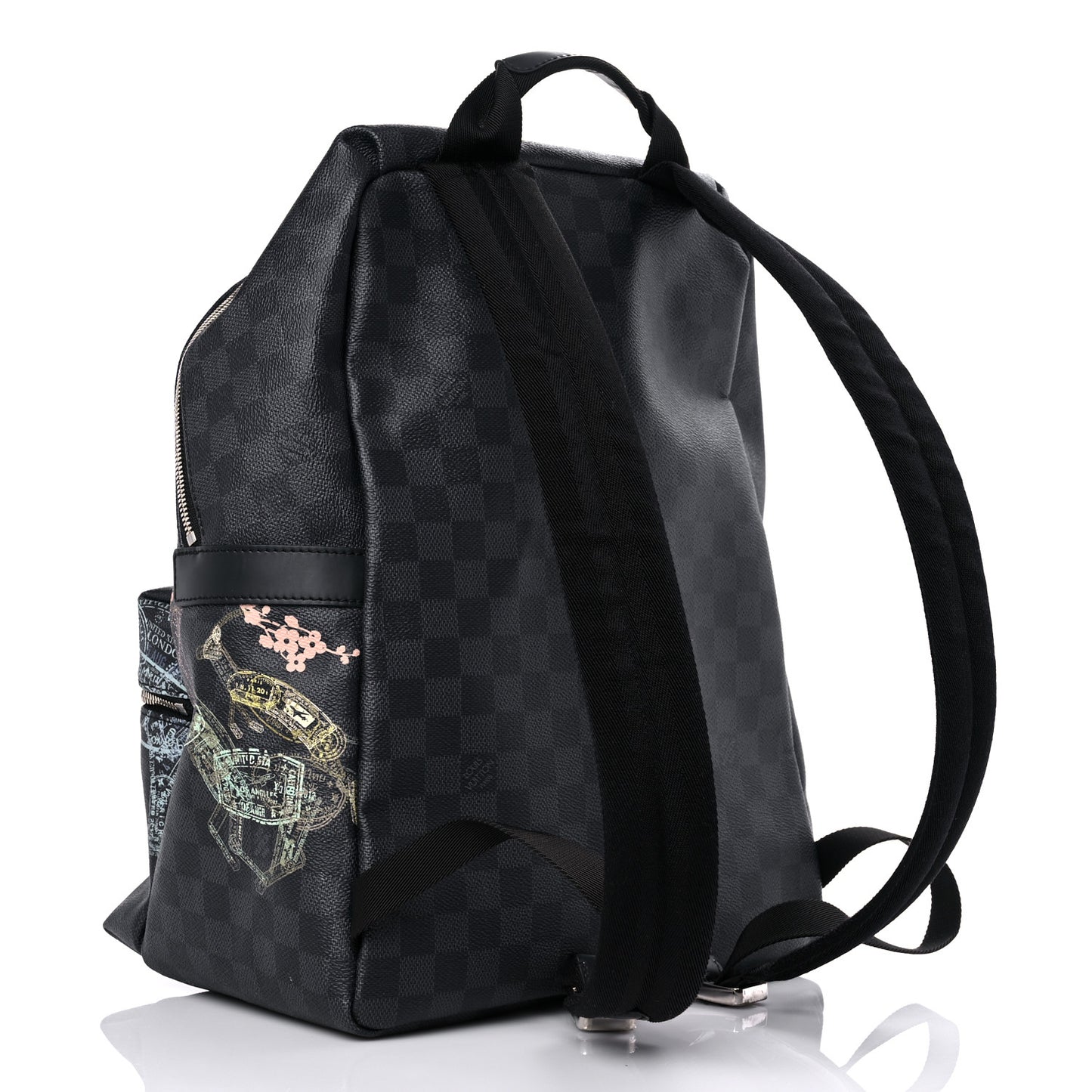 Damier Graphite Stamps Discovery Backpack PM