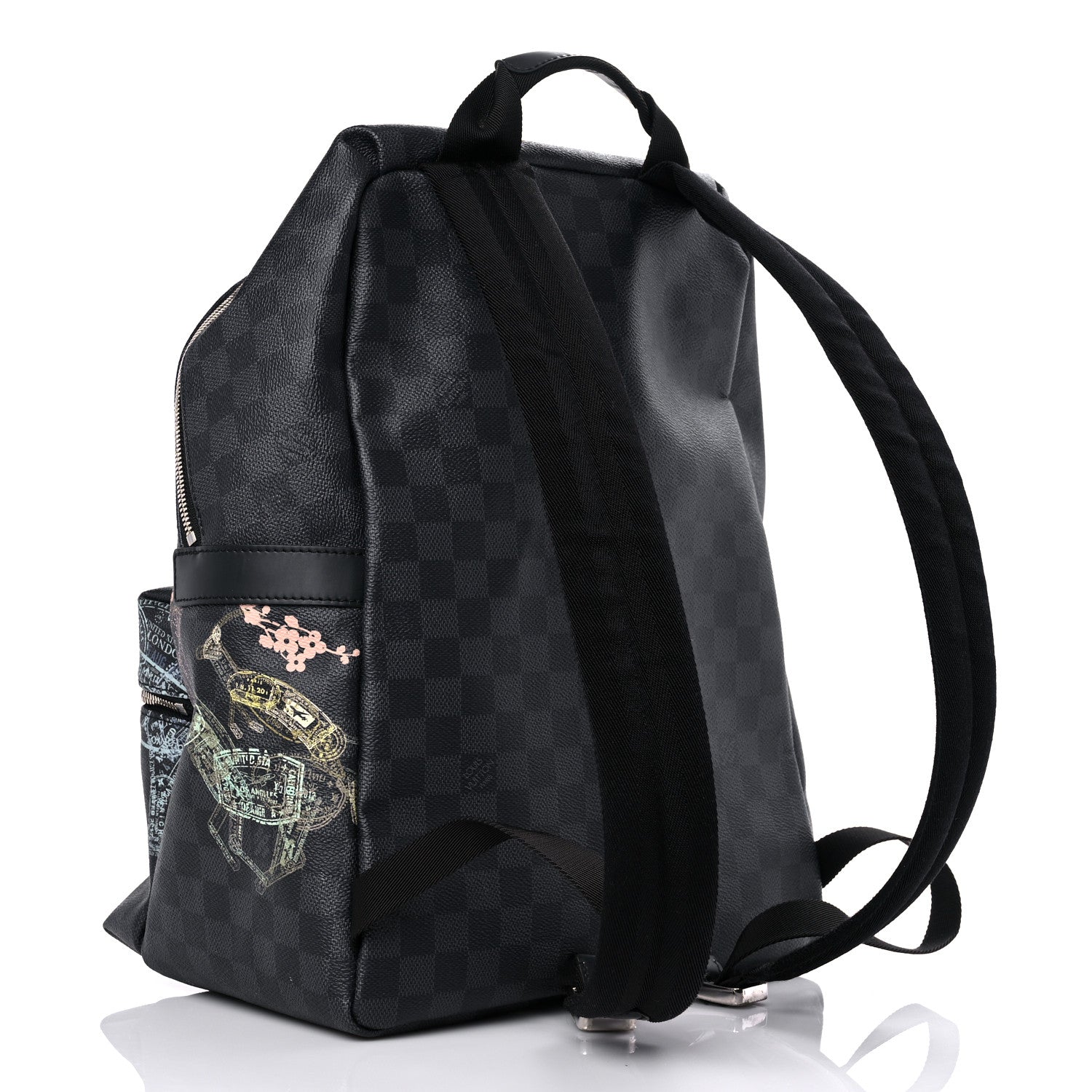 Louis Vuitton Damier Graphite Stamps Discovery Backpack PM 3 of 12
