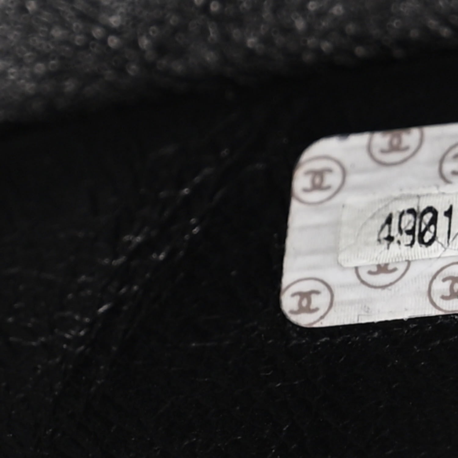 Chanel Lambskin CC Tote Black 8 of 11