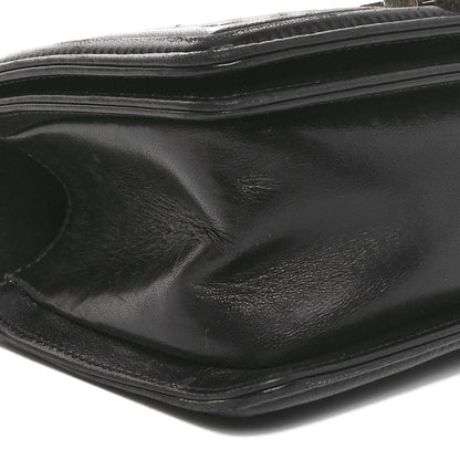 Chanel Galuchat Stingray Small Boy Flap Black Silver 9 of 12