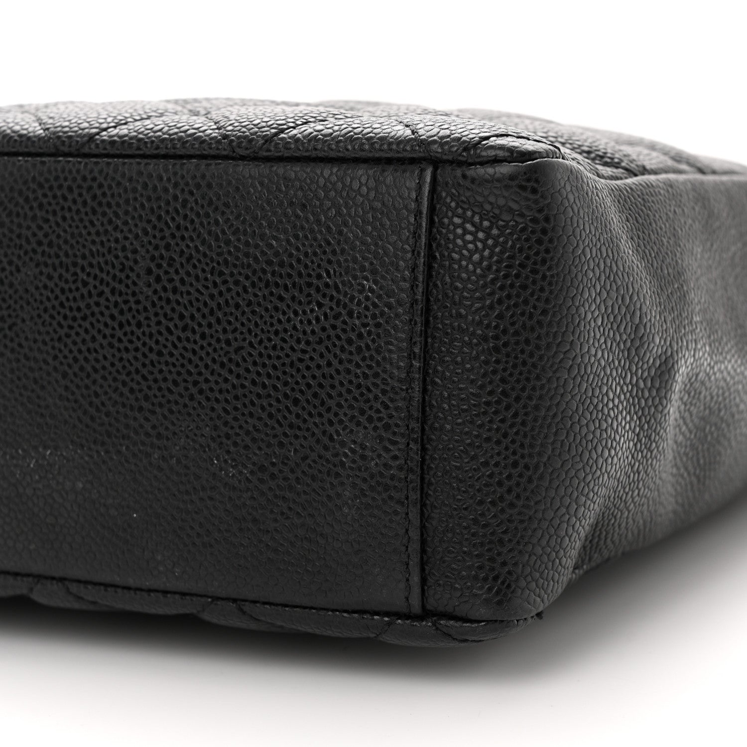 Chanel Caviar Quilted Petit Shopping Tote PST Black 10 of 14